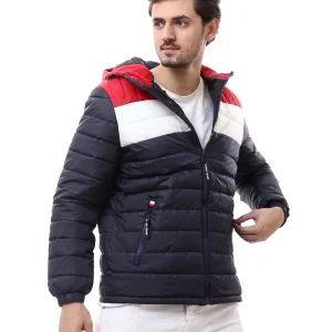 Veste d’hiver homme matelassée avec capuche - JAC24WFWP28374TM1