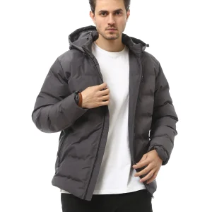 Veste Homme Matelassée Hiver – Confort et Élégance avec Capuche Ajustable - JAC24WWBP28456TM1