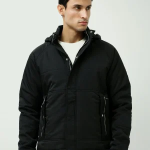 Veste homme d’hiver casual avec capuche et doublure - JAC25WWBP28467TM1