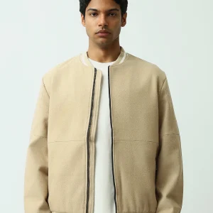 Veste homme zippée style bomber – Design minimaliste et confort moderne - JAC26WHCS28010TM1