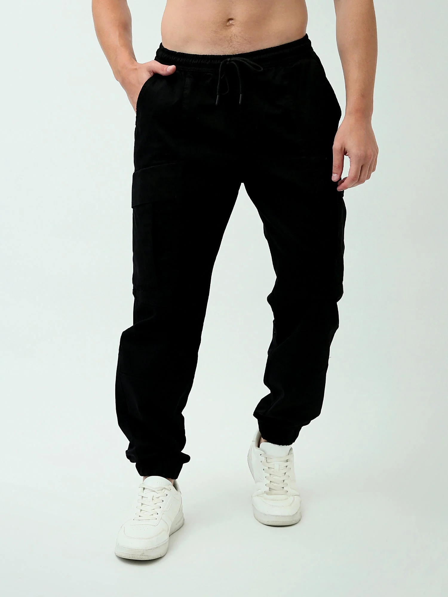 Pantalon cargo homme coupe confortable avec poches multiples - JOG23SGBL24260TM1 – Image 2