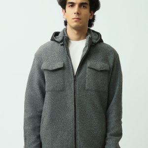 Veste Homme à Capuche avec Fermeture Éclair - Confort et Style Moderne - OSH25WBCD19118TM1