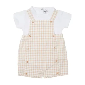 BB&CO – Ensemble salopette Vichy