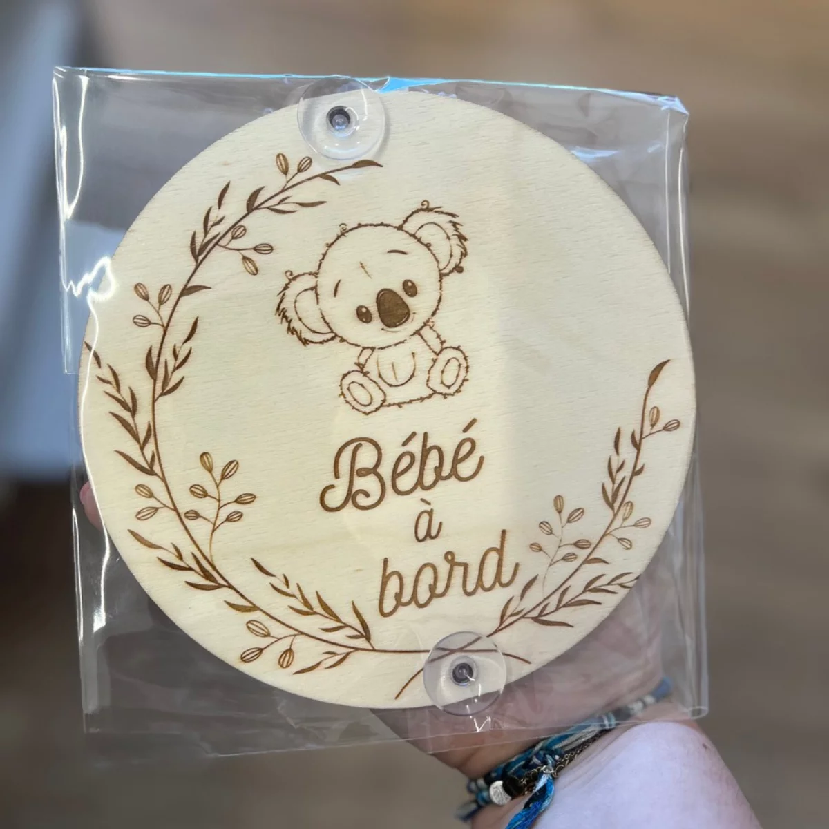 Atelier de luno – Plaques rondes bébé à bord – Image 2