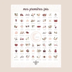 Les petites dates – Affiche mes premières fois souris poudre