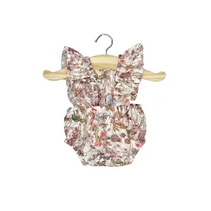 Minikane – Barboteuse rétro Lou en coton Liberty Nénuphar