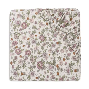 Jollein – Drap housse berceau rétro flower