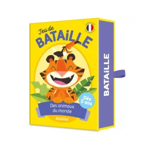 Auzou – Jeu de bataille des animaux du monde