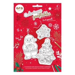 Ara créative – Coloriage gonflable de Noël