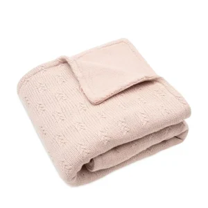Jollein – Couverture grain knit wild rose 75x100cm