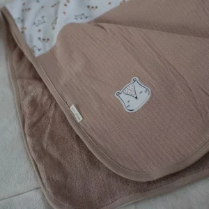 Petit beguin – Couverture noisette 75x100cm