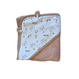 Petit beguin – Cape de bain noisette