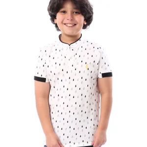 Polo garçon avec illustrations distinctives – POS24SAPU31295TB1