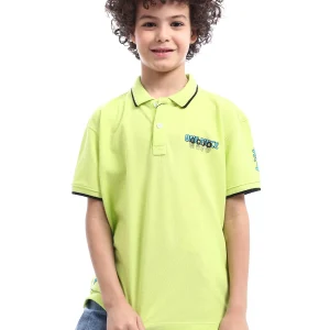 Polo enfant aux motifs ludiques et aux couleurs vives – POS24SPPR31283TB1