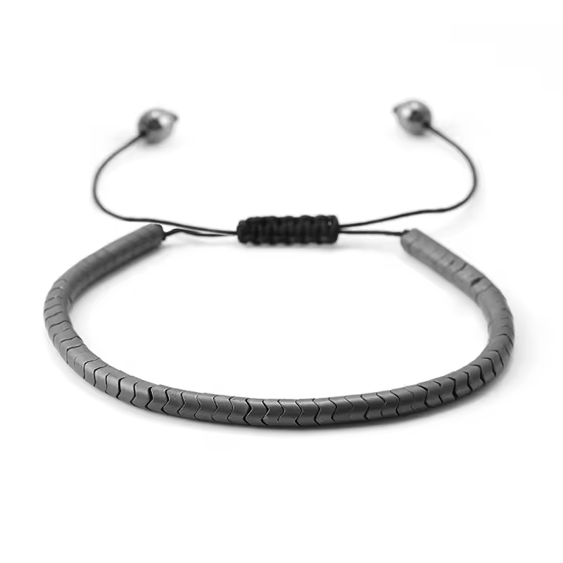 Bracelet hématite pour homme – Image 3