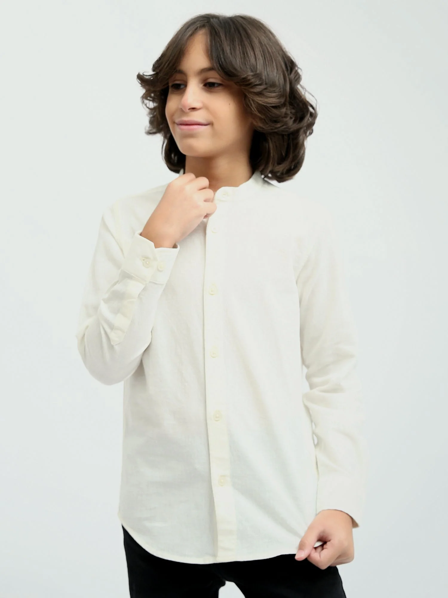 Chemise enfant élégante d’hiver à manches longues - SHI24SEIA31143TB1 – Image 2