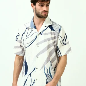 Chemise homme ornée de boutons au design moderne – SSH24SACC19450TM1