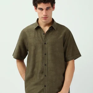 Chemise homme à manches courtes avec motifs modernes – SSH25SJCR16170TM1