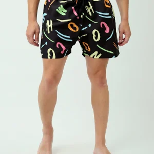 Short de bain homme décoré avec couleurs vives - SWO24SSAE11403TM1