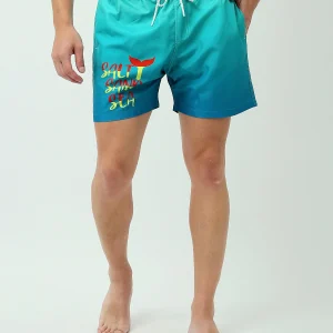 Short de Bain Homme "Salt Sand Sea" Dégradé - SWO24SSAE11411TM1