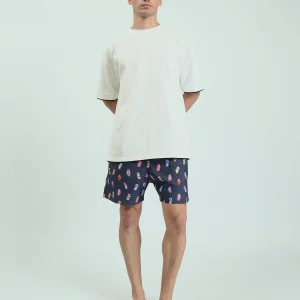 Short de bain homme décoré avec motif coloré - SWO24SSAE11430TM1