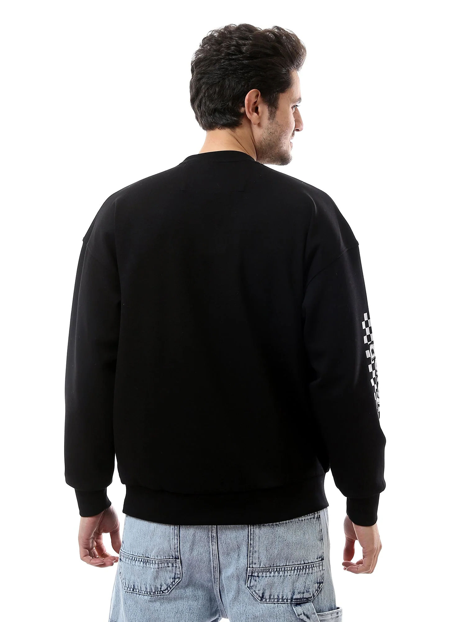 Sweatshirt homme design moderne avec imprimé "YOU CAN DO IT YOURSELF" - SWS24WRNL26091TM1 – Image 4