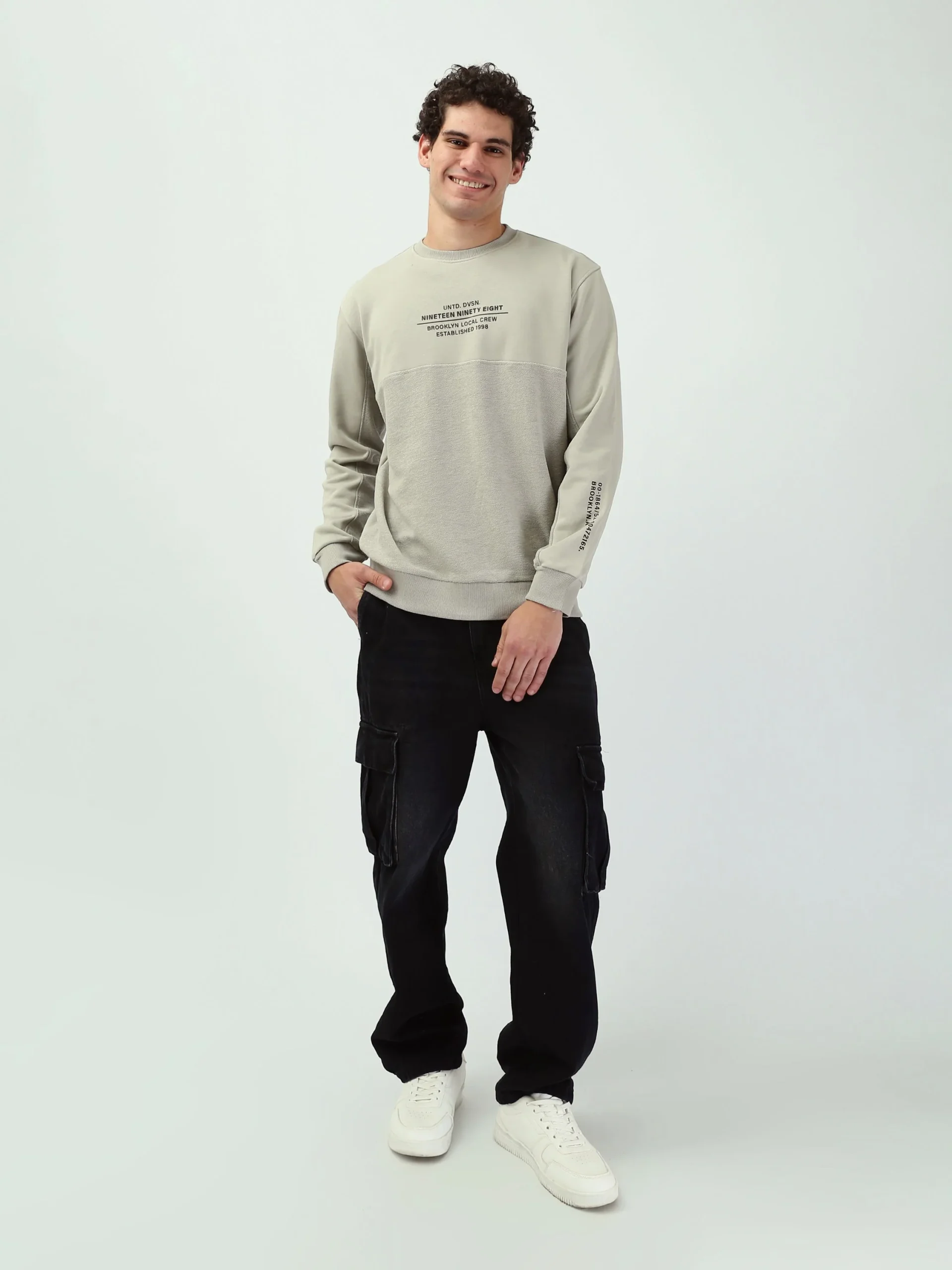 Sweatshirt homme col rond – Design moderne et confort urbain - SWS25WRCL26286TM1 – Image 6