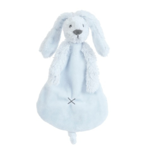 Happy Horse – Lapin Richie bleu doudou plat