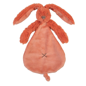 HAPPY HORSE – Lapin richie orange doudou plat
