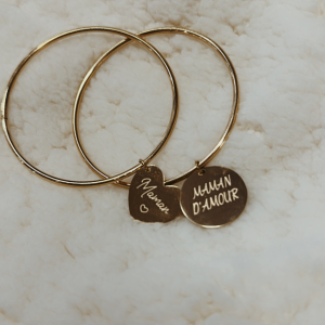 Milë&Mila – Bracelet pendentif « Maman »
