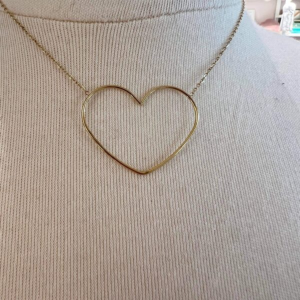 Milë&Mila – Collier coeur argenté ou doré