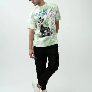 T-shirt pour homme à manches courtes avec impression distinctive - TSH24SARO20130TM1