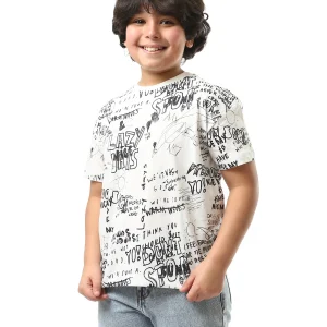T-shirt oversized avec graphismes pour enfant - Style décontracté - TSH24SARO32577TJ1