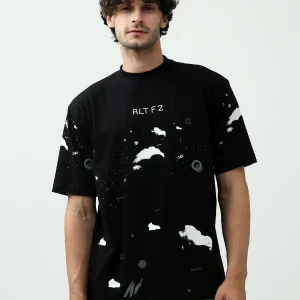 T-shirt homme au design moderne avec imprimé artistique – TSH24SPRO20017TM1