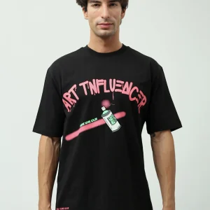 T-shirt homme avec imprimé artistique et logo distinctif – TSH24SPRO20104TM1