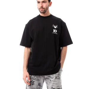 T-shirt à manches courtes – Design graphique moderne, pour un style urbain - TSH24SPRO20900TM1