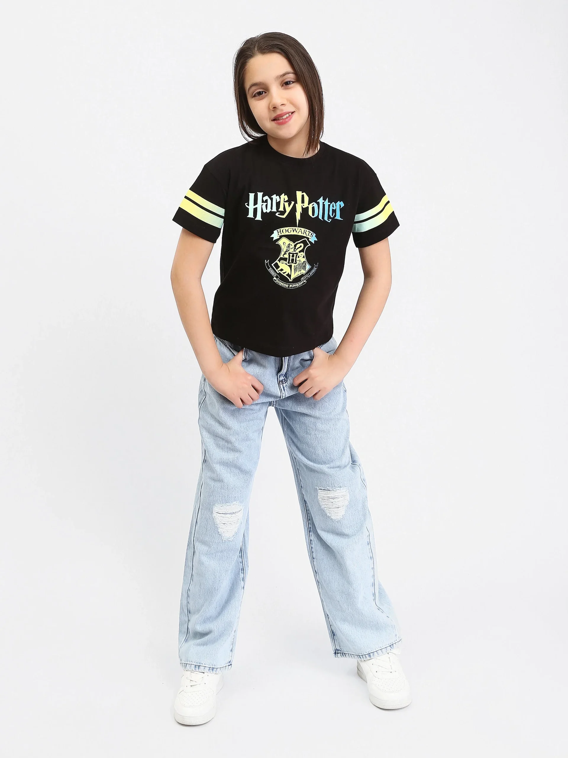 T-shirt fille Harry Potter Hogwarts noir et marron - TSH24SPRO70878MG1 – Image 5