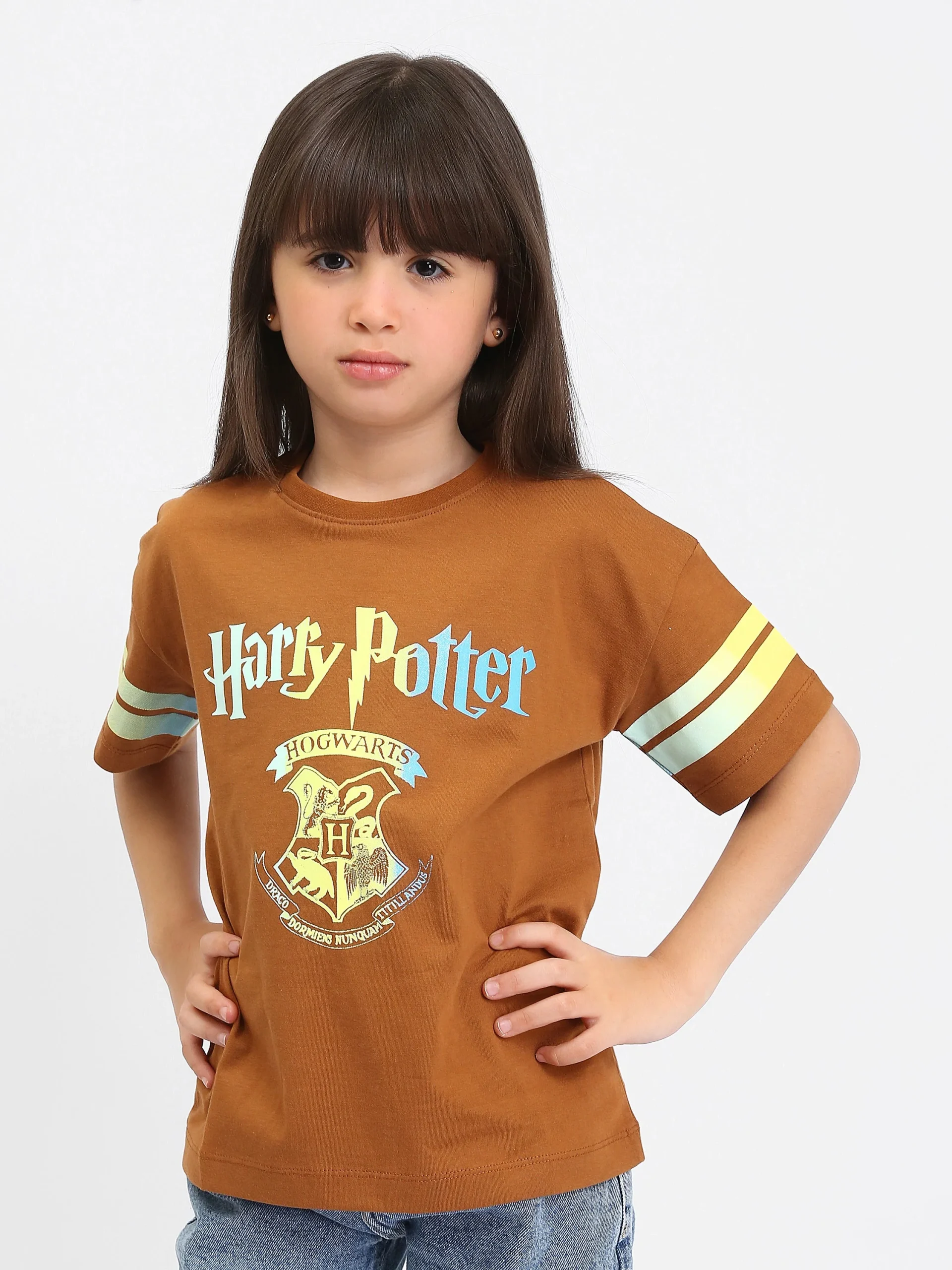T-shirt fille Harry Potter Hogwarts noir et marron - TSH24SPRO70878MG1 – Image 6