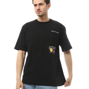 T-shirt Homme à Imprimé Graphique – Style Urbain et Confort - TSH24SPRS20914TM1