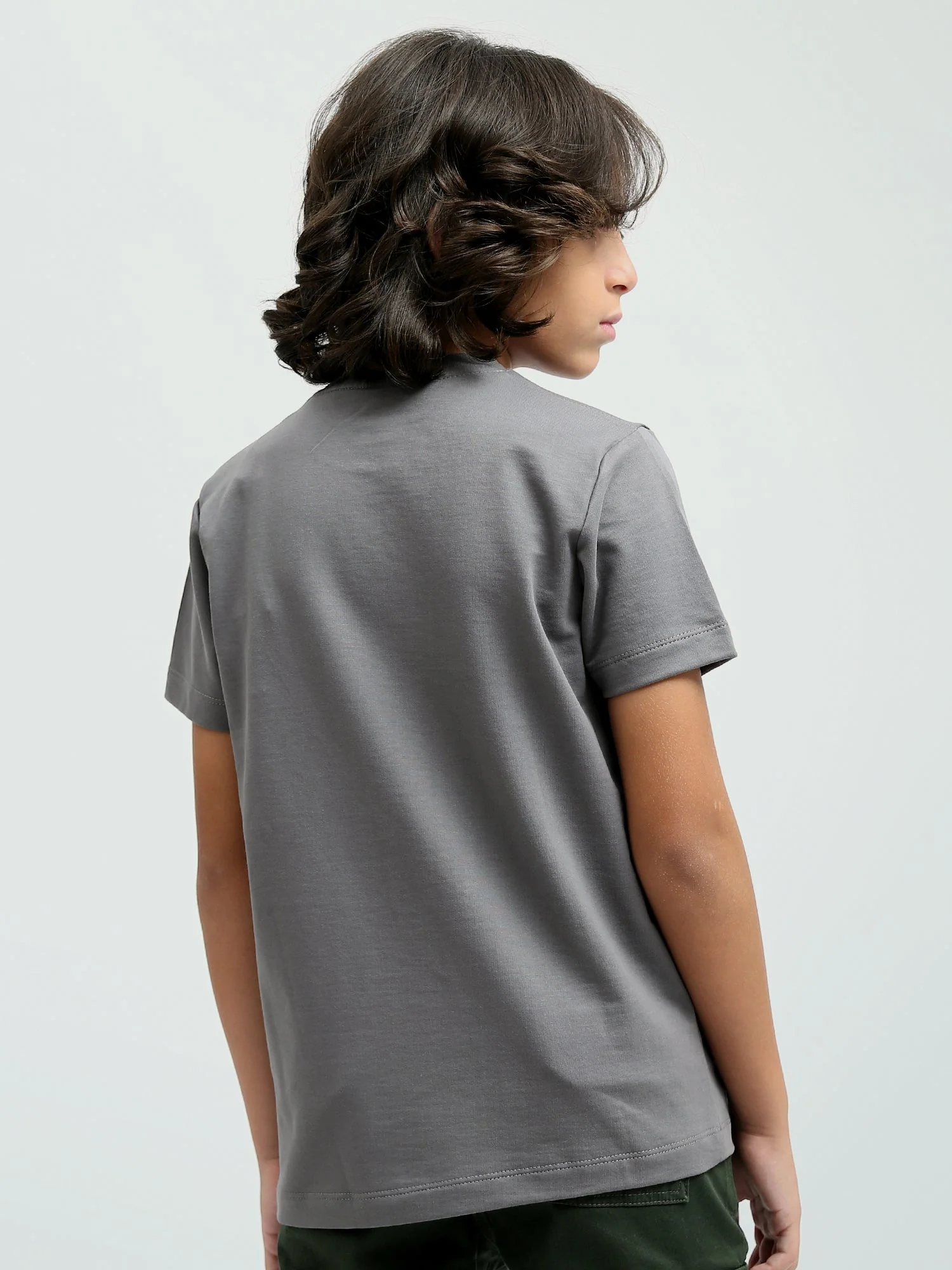 T-shirt Enfant avec Imprimé "OUR RULES" – Style Moderne et Confortable - TSH24SPRS32626TB1 – Image 4