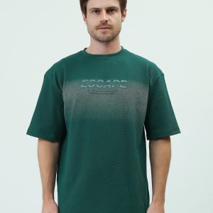 T-shirt Graphique Vert pour Homme - Look Moderne et Confortable - TSH25SPR20348TM1