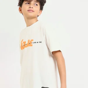 T-shirt Garçon – Imprimé ‘Future’ – Design Moderne et Confortable - TSH25SPRO20416TB1