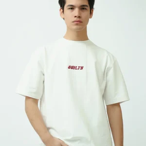 T-shirt Homme Off-White Oversized Imprimé Guilty – Style Minimaliste - TSH25SPRO20515TM1