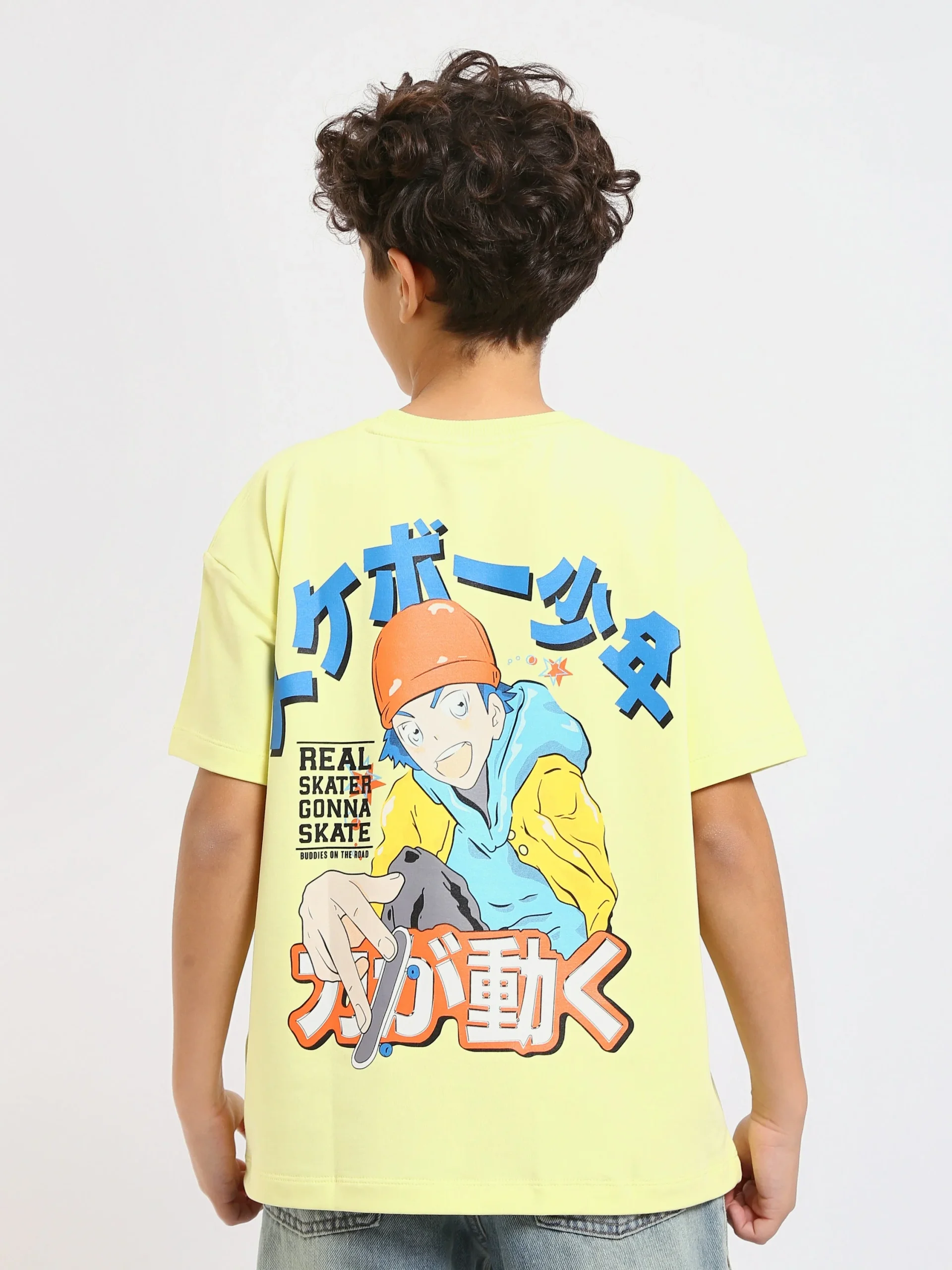 T-shirt enfant avec imprimé coloré et logo distinctif – TSH25SPRO32656TB1 – Image 3