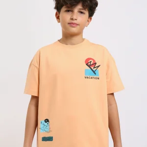 T-shirt Garçon Pêche "Vacation" – Design Fun et Graphique - TSH25SPRO32667TB1