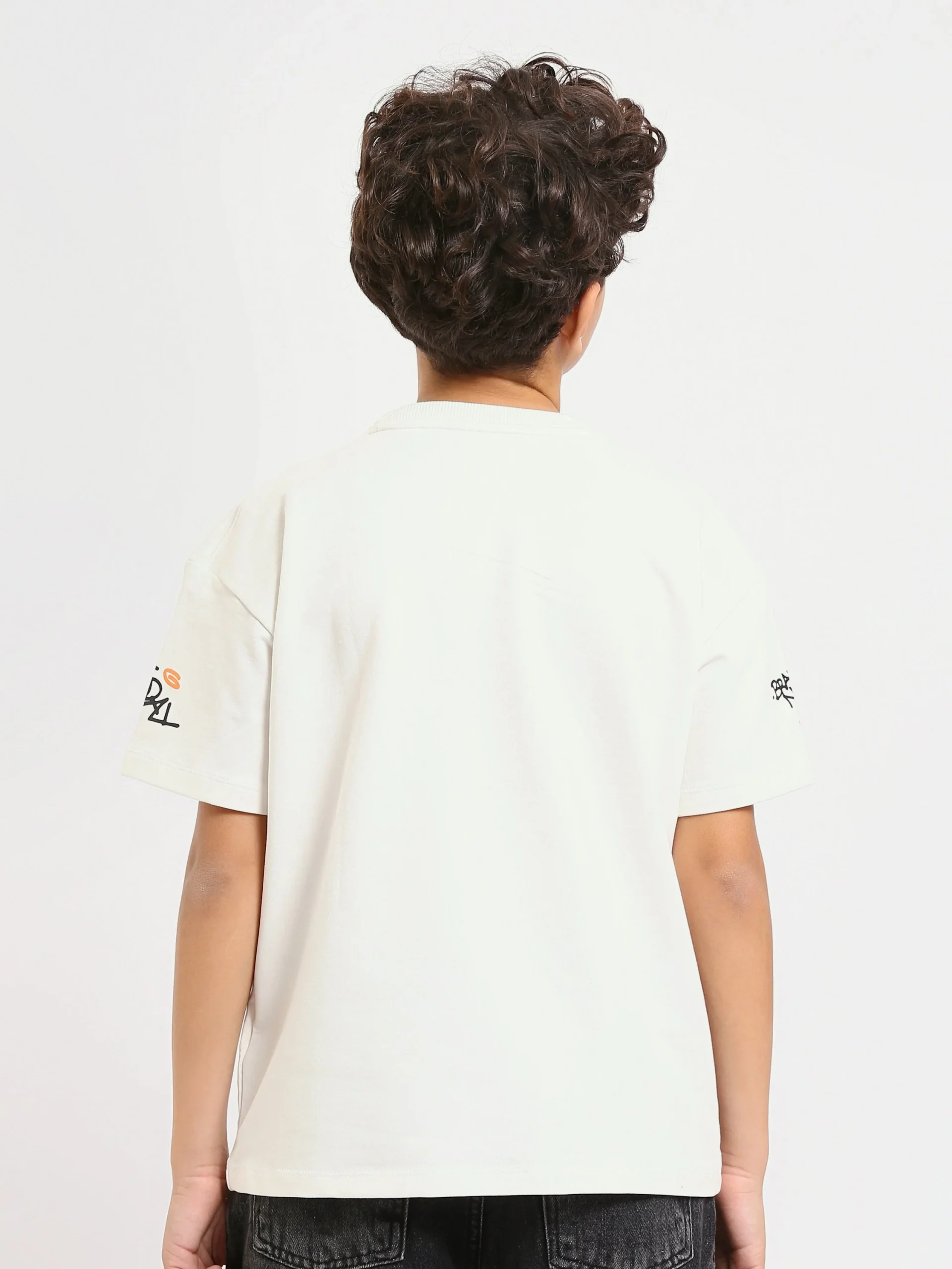 T-shirt enfant avec imprimés colorés et slogans - TSH25SPRO32679TB1 – Image 4