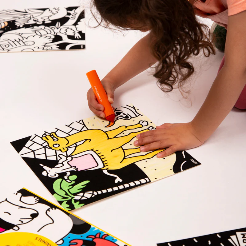 OMY – Coloriage Velvet Animals – Image 6