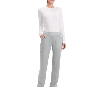 Pantalon à taille mi-haute et jambes droite #WW110x (2XL&+) Cherokee Revolution