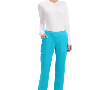 Pantalon femme à taille mi-haute et jambes droites #WW110 Cherokee Revolution