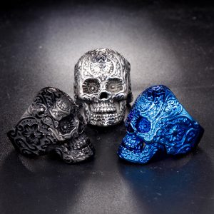 Bague crâne mexicain